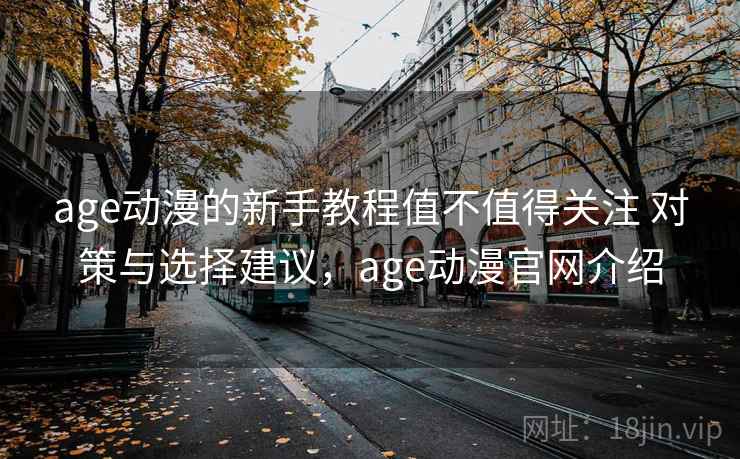 age动漫的新手教程值不值得关注 对策与选择建议，age动漫官网介绍